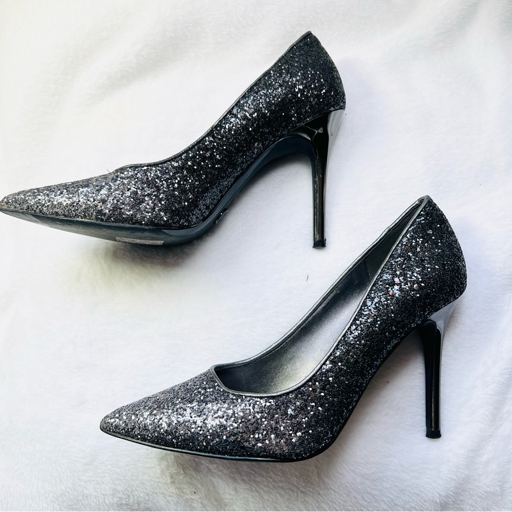 Michael By Michael Kors CLAIRE Pumps Gunmetal Glitter - Size 6